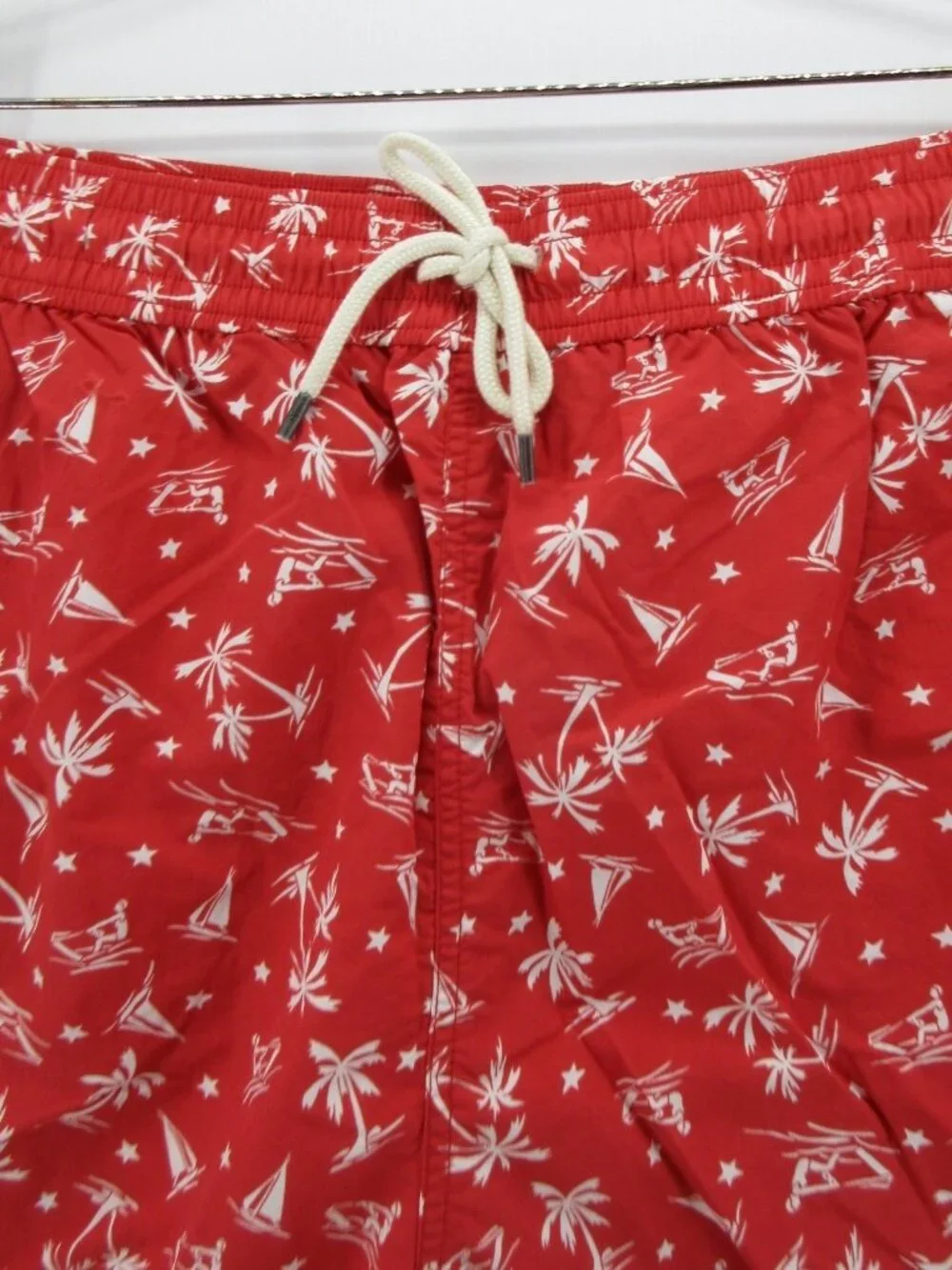 Polo Ralph Lauren Swim Trunks XXL Tall Native Palm Tree Sailboat AOP